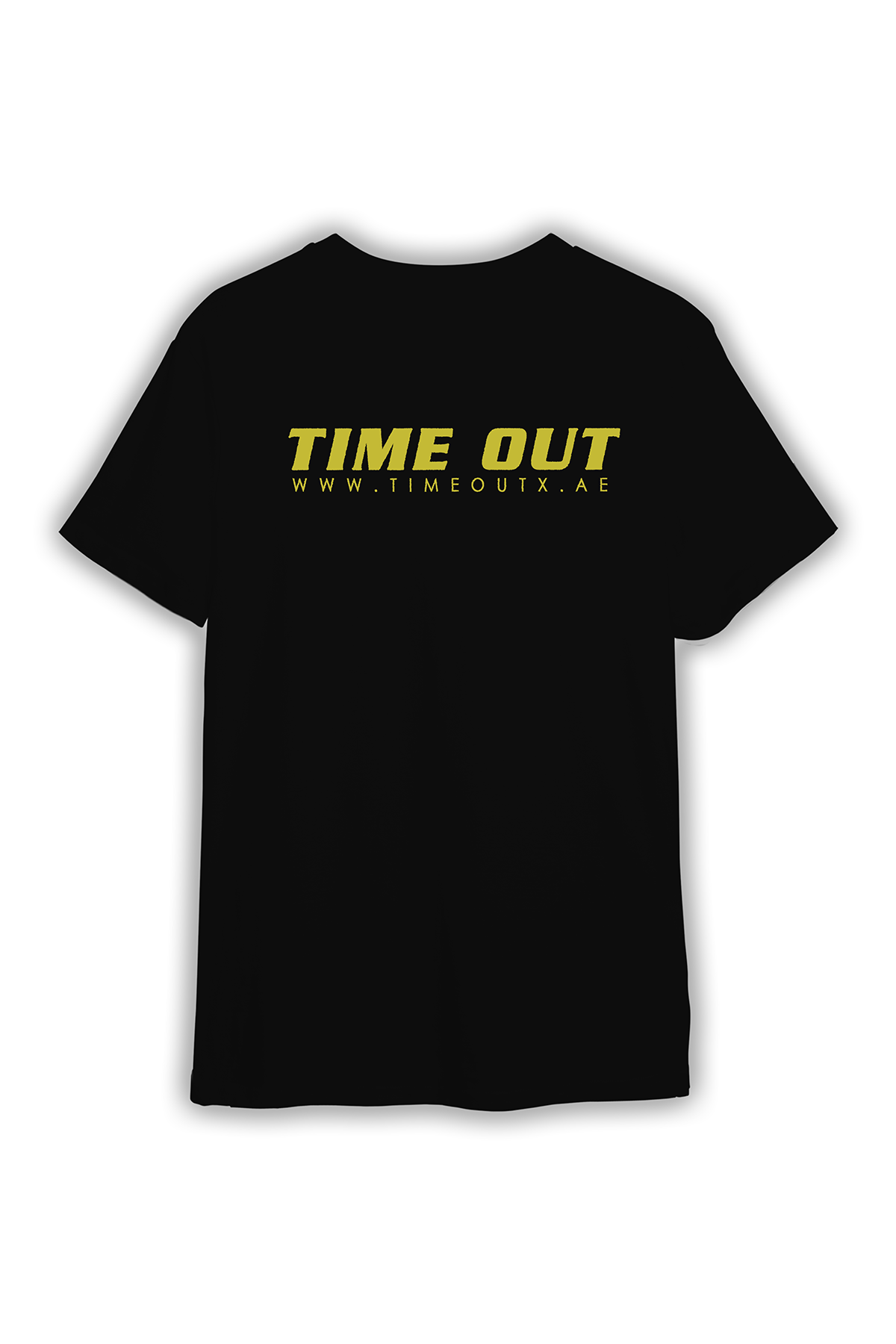 Unisex-Time-Out-X-Signature-Pure-Cotton-Black-T-shirt-for-Kids-Back