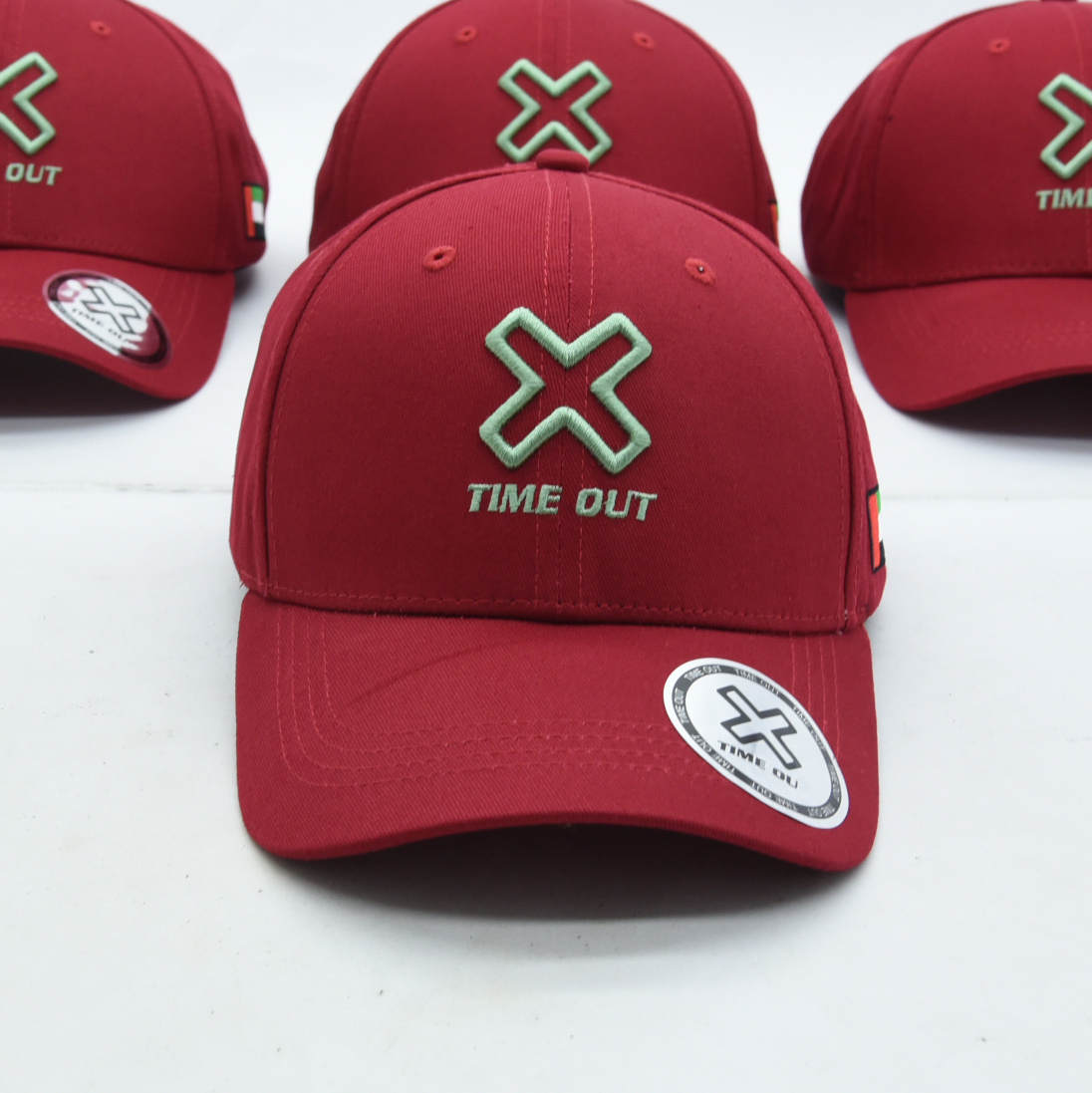 Time Out X Essential Cap for Training – Red – Front