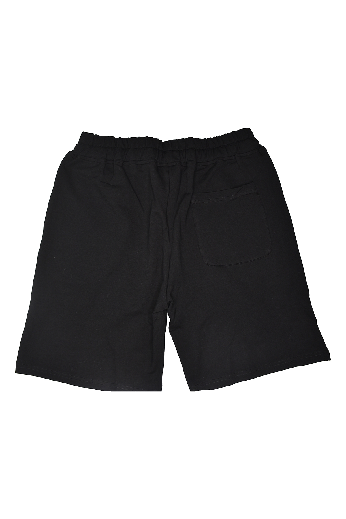 Time-Out-X-French-Terry-Cotton-Shorts—-Black—Back