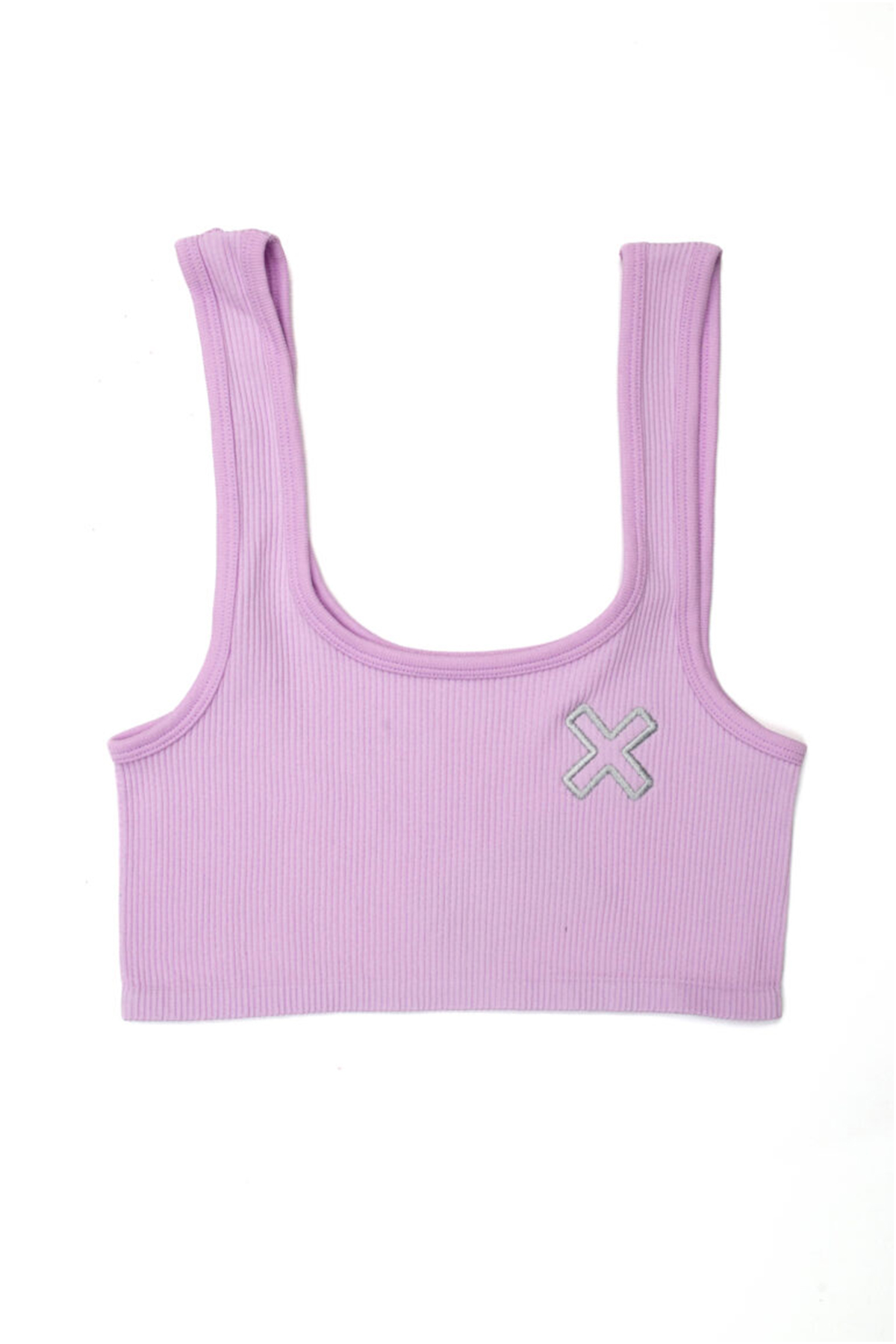 Time-Out-X-Light-Support-Ribbed-Gym-Bra—Pink—Front