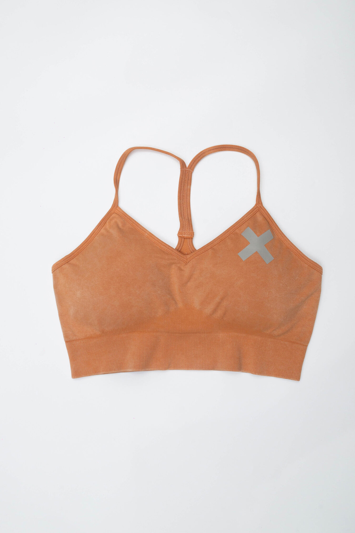 Time-Out-X-Racerback-High-Impact-Running-Sports-Bra—Deep-Coral—Front2