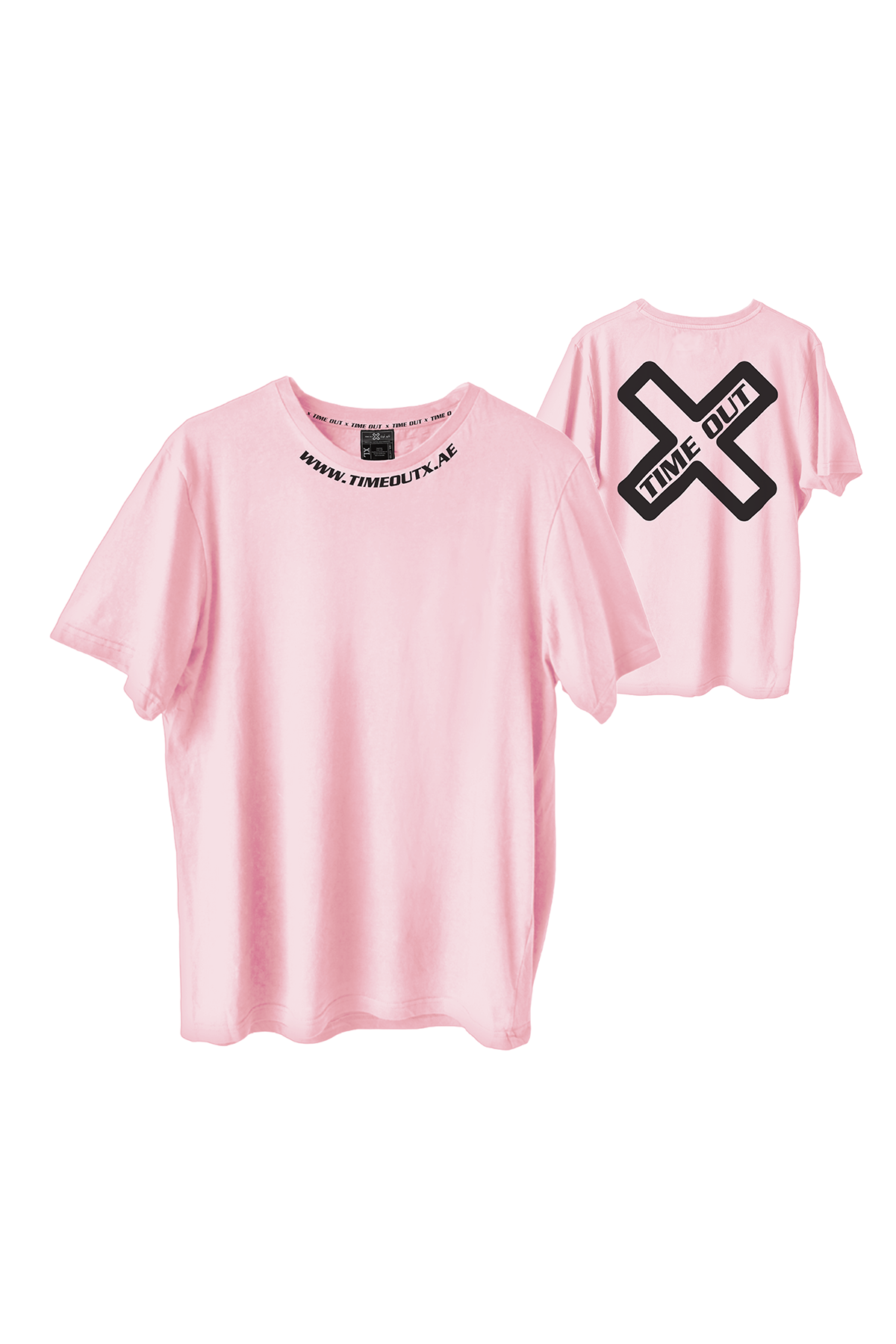 Time-Out-X-Signature-Basic-Cotton-Pastel-Pink-T-Shirt-with-Print—Front-and-Back