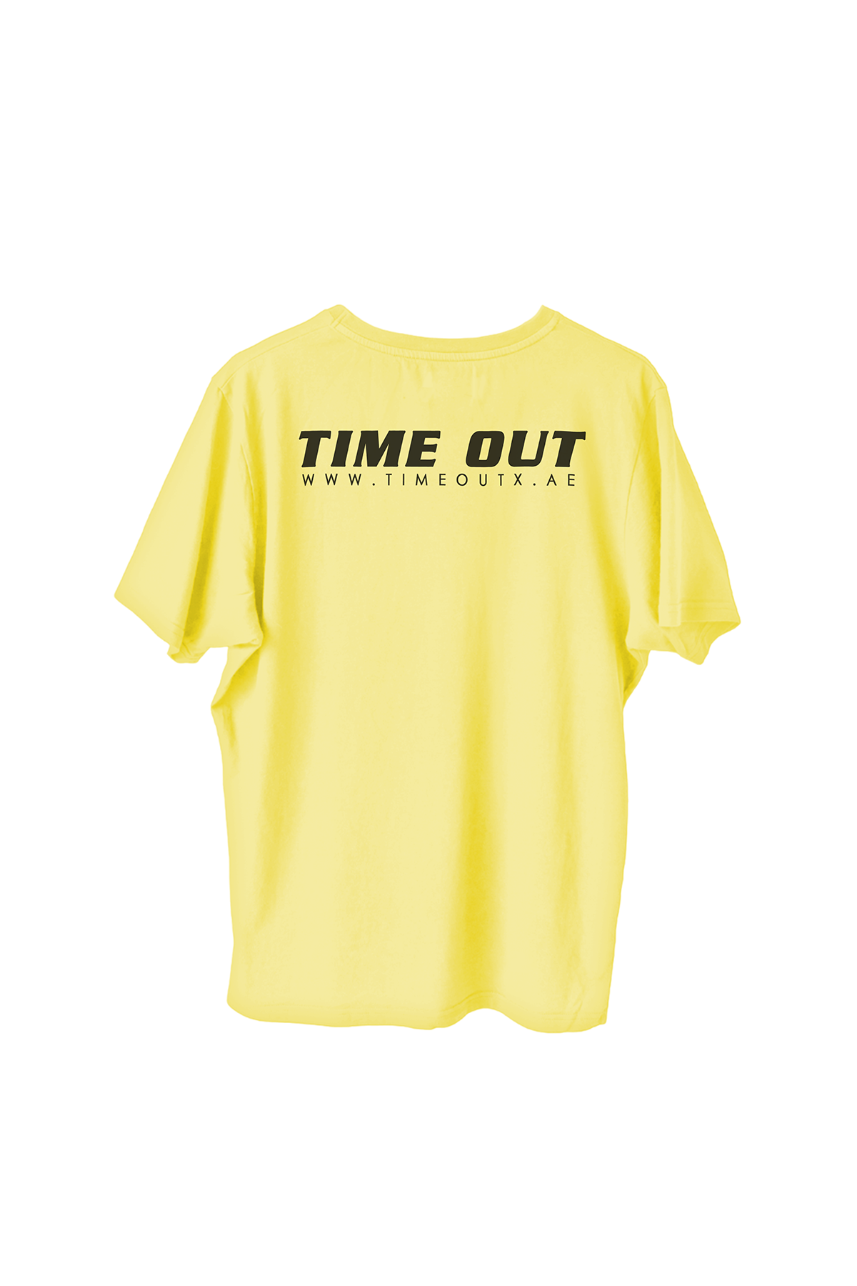 Time-Out-X-Signature-Minimalist-Cotton-Yellow-T-Shirt—Back