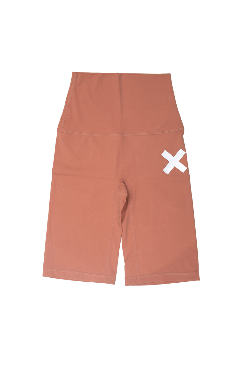 Time Out X Bike Shorts – Coral – Front