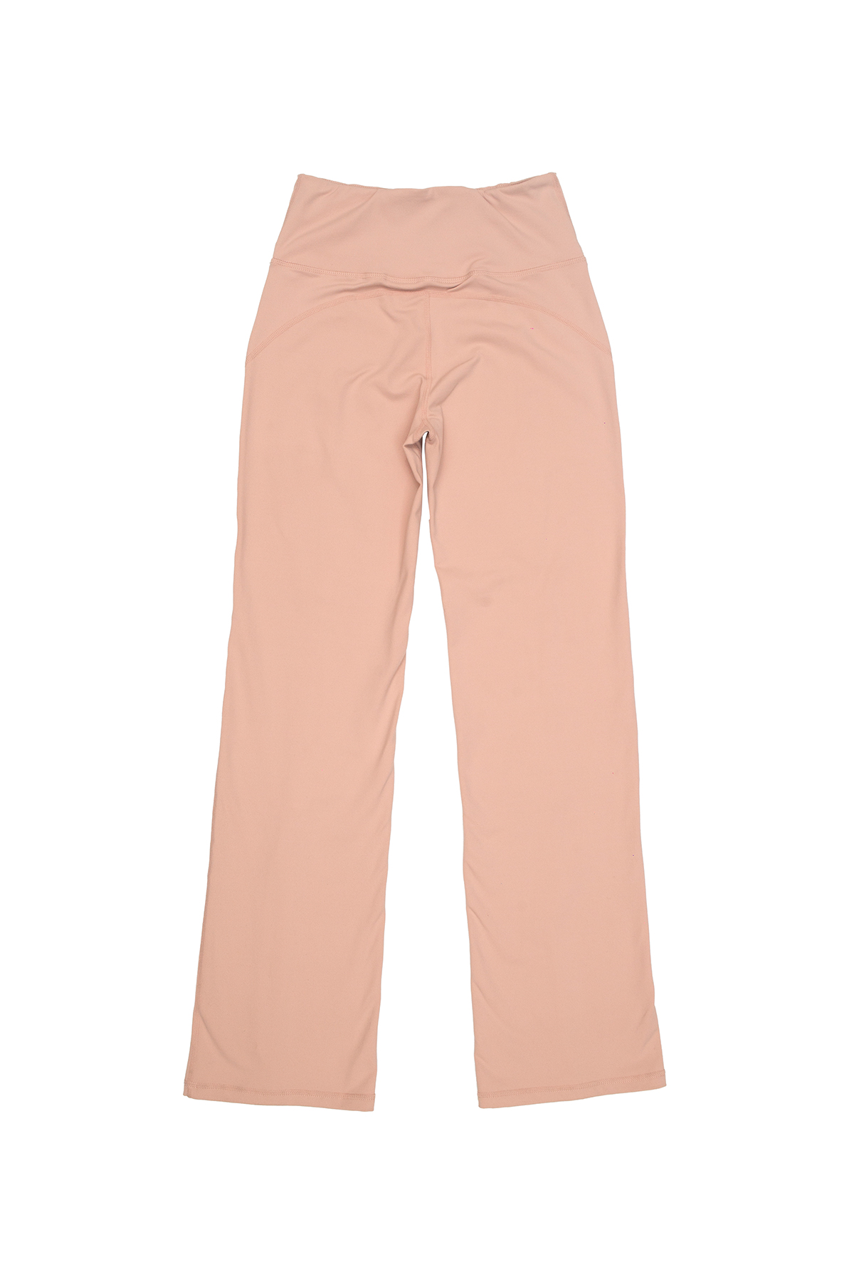 Time-Out-X-Flare-Yoga-Ankle-Slit-Pants—Light-Peach—Back