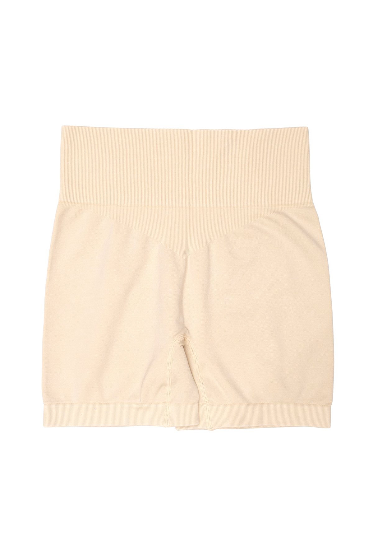 Time-Out-X-High-Waist-Seamless-Workout-Shorts—Creamy-White—Back