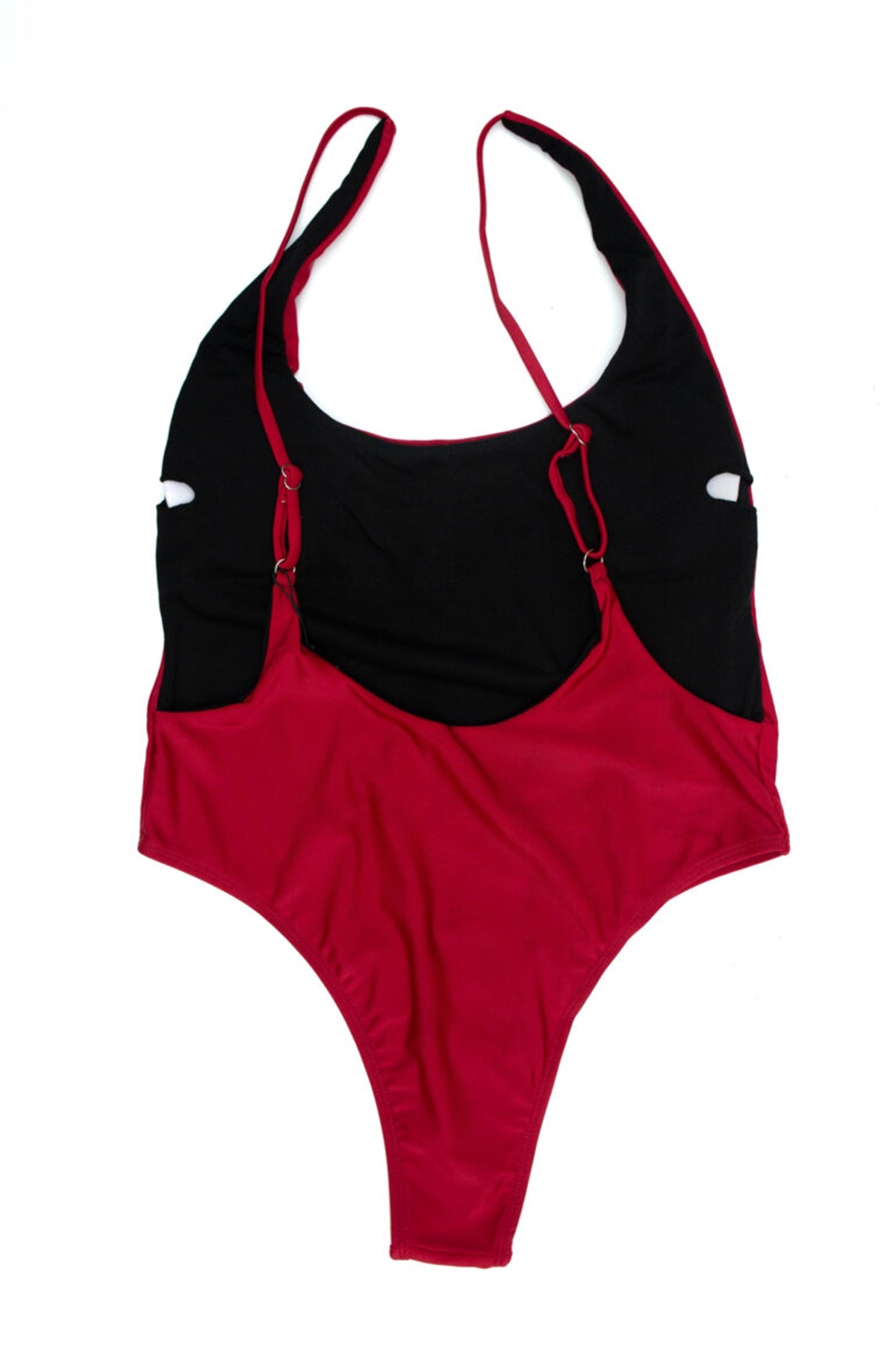Time-Out-X-One-Piece-Bikini-Swimsuit—Red—Back
