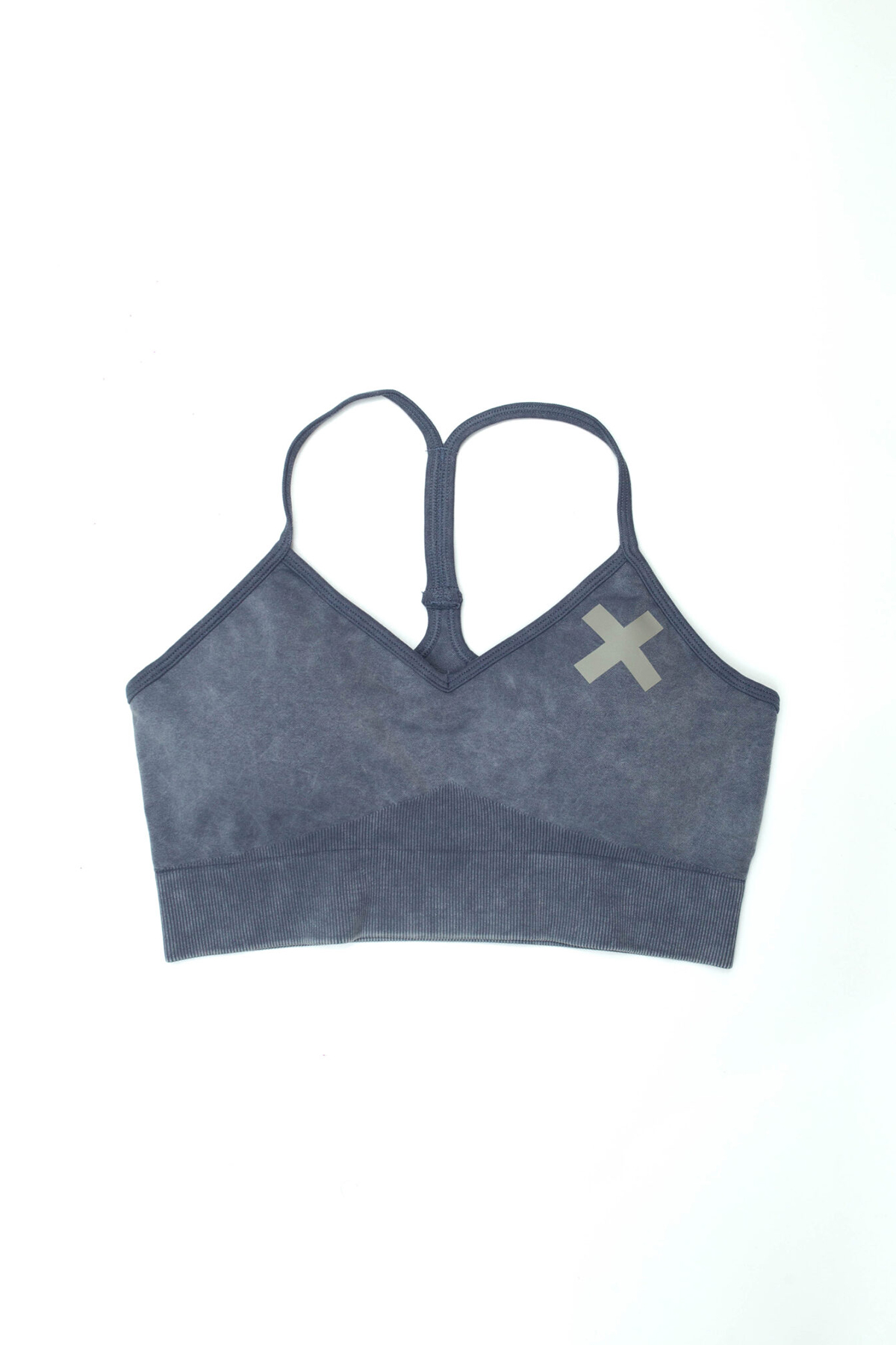 Time-Out-X-Racerback-High-Impact-Running-Sports-Bra—Washed-Indigo—Front