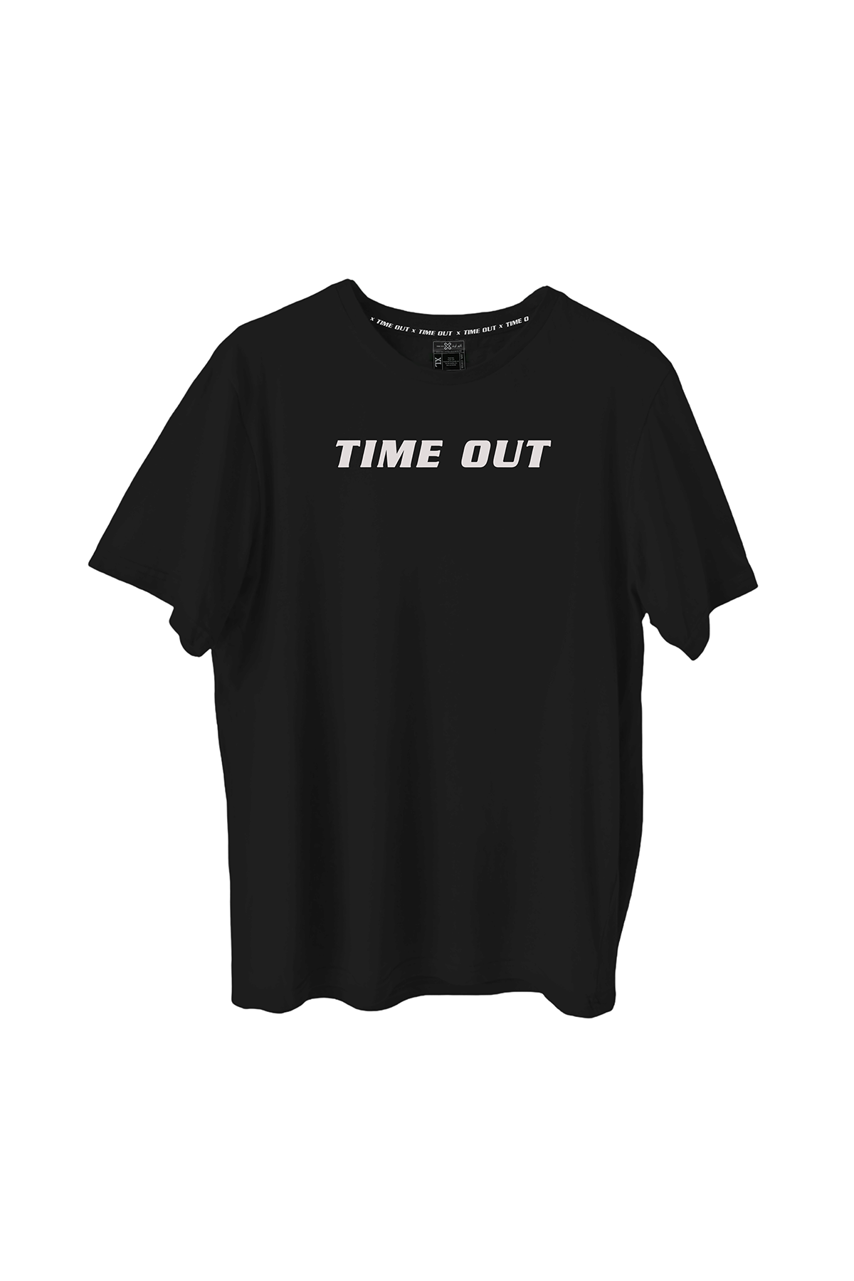 Time-Out-X-Signature-Graphic-Cotton-T-Shirt—Black—Front