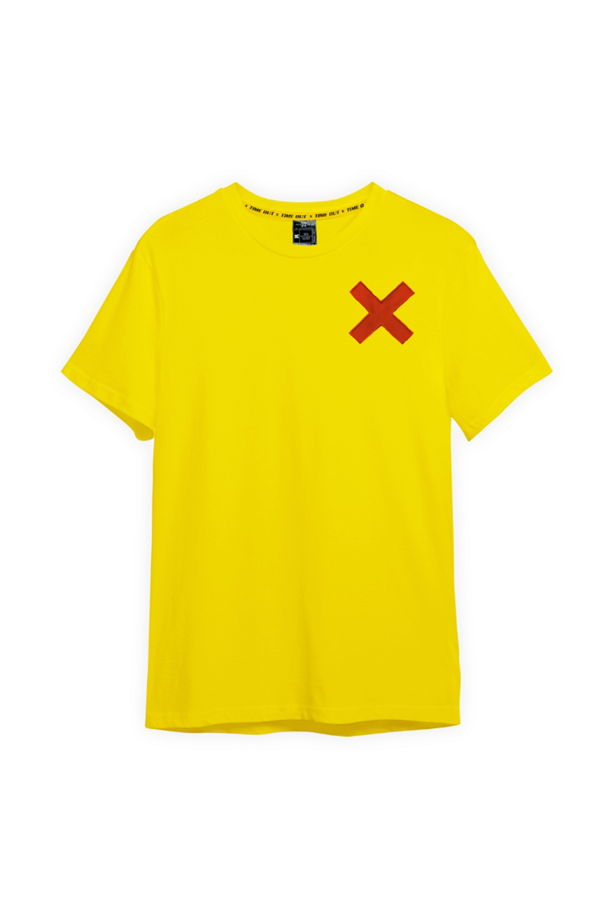 Time-Out-X-Signature-Men’s-Cotton-Gym-Tee—Yellow—Front