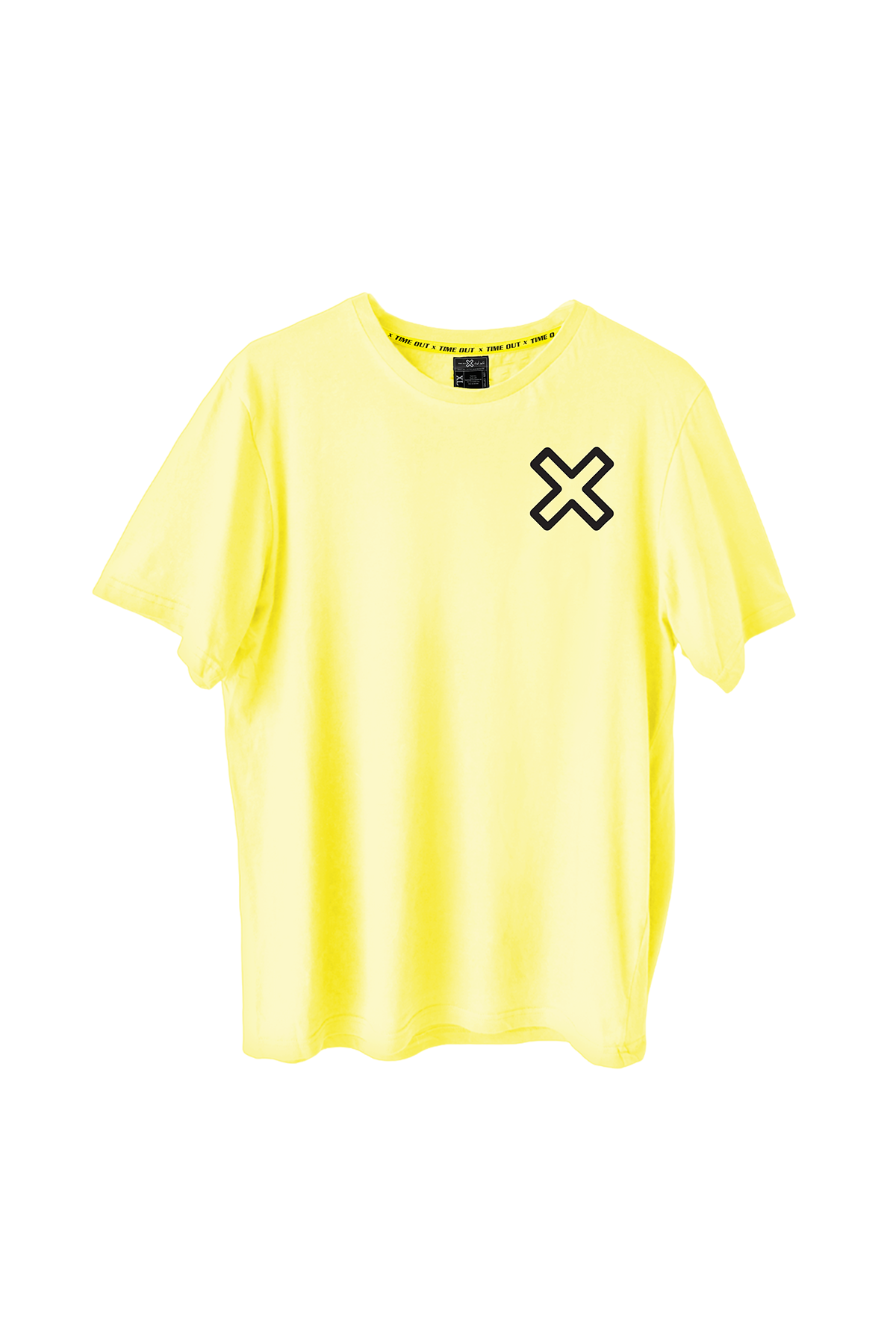 Time-Out-X-Signature-Minimalist-Cotton-Yellow-T-Shirt—Front