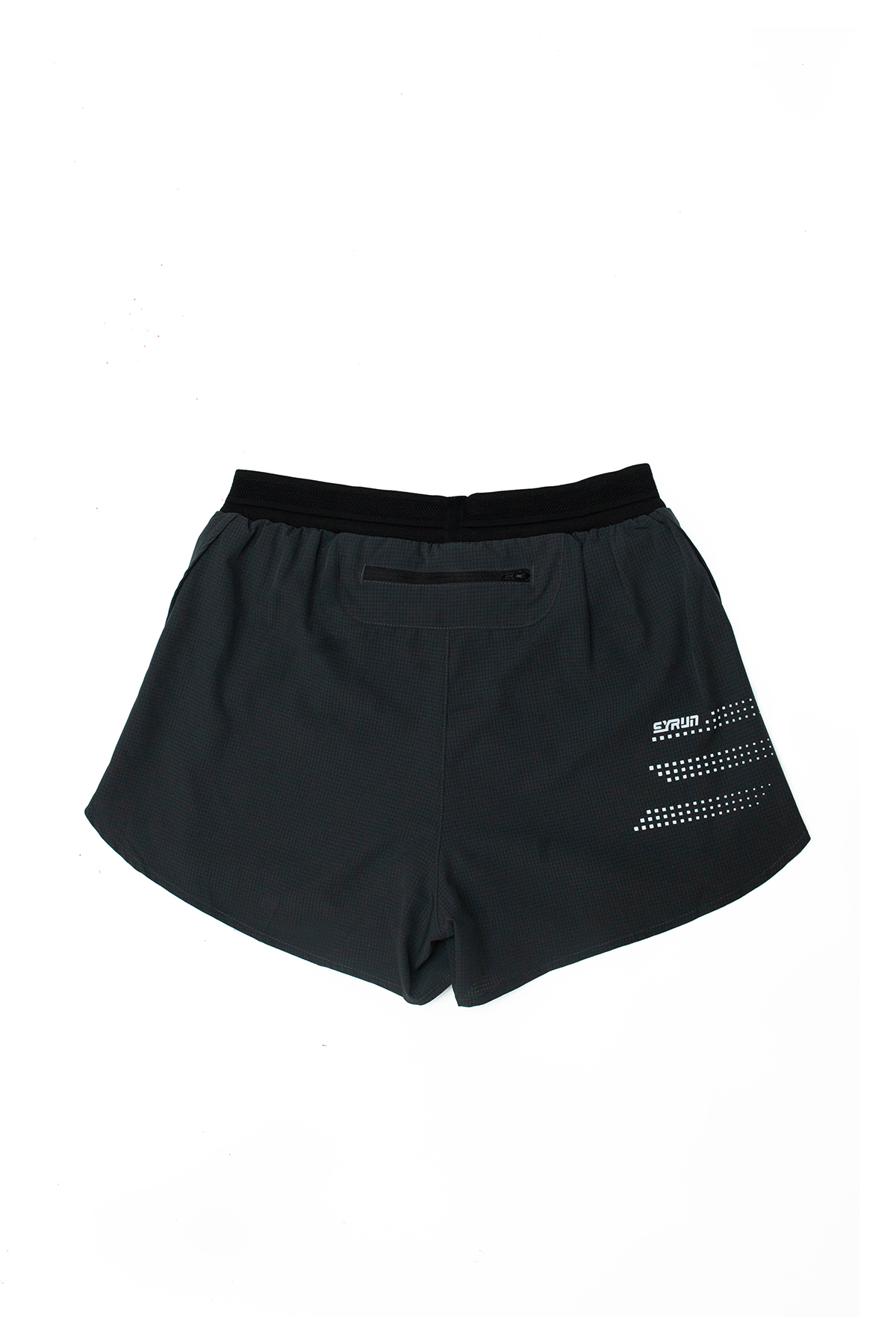 Time-Out-X-Sprinter-Running-Shorts—Graphite-Grey—Back