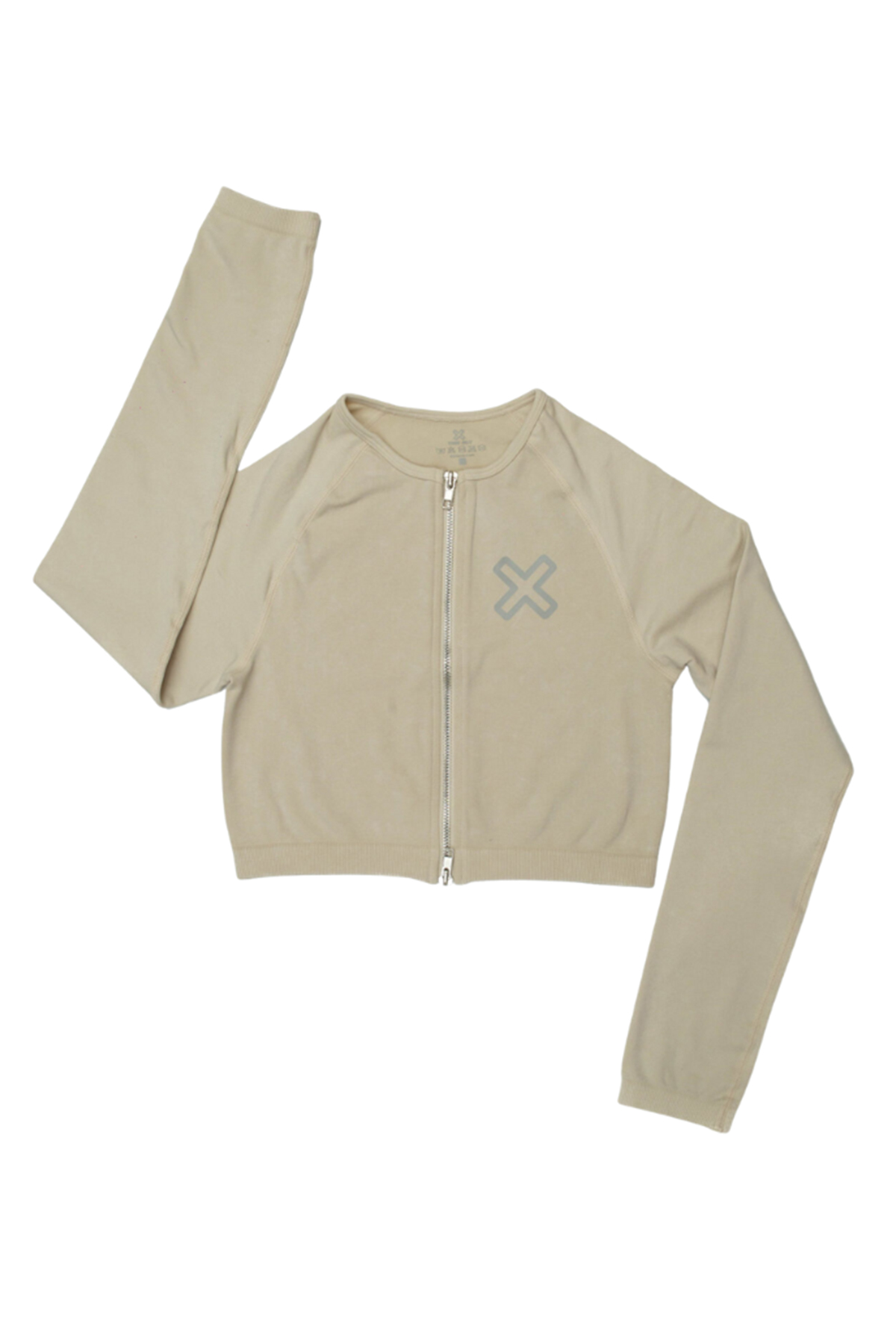 Time-Out-X-Zip-Up-Longsleeve-Workout-Crop-Top—Creamy-White—Front