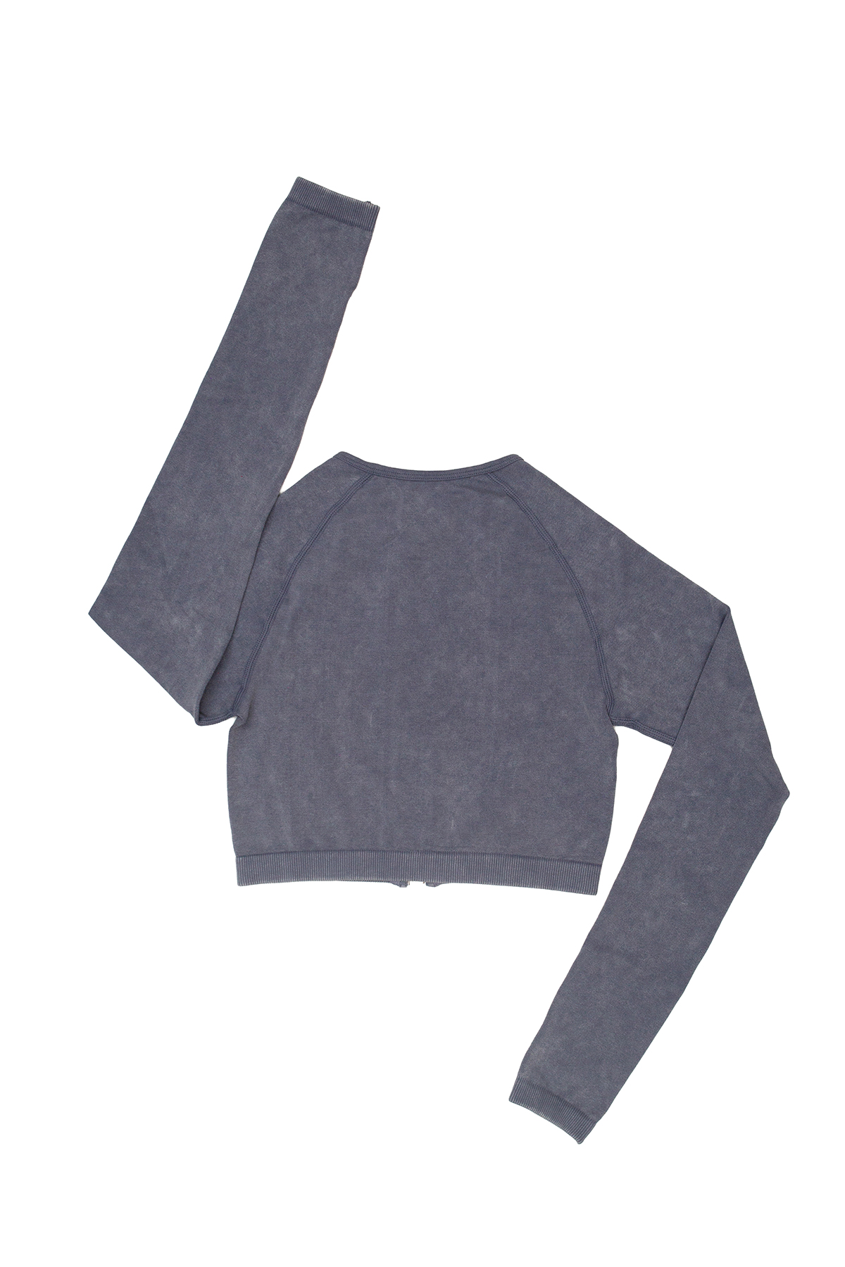 Time-Out-X-Zip-Up-Longsleeve-Workout-Crop-Top—Washed-Indigo—Back