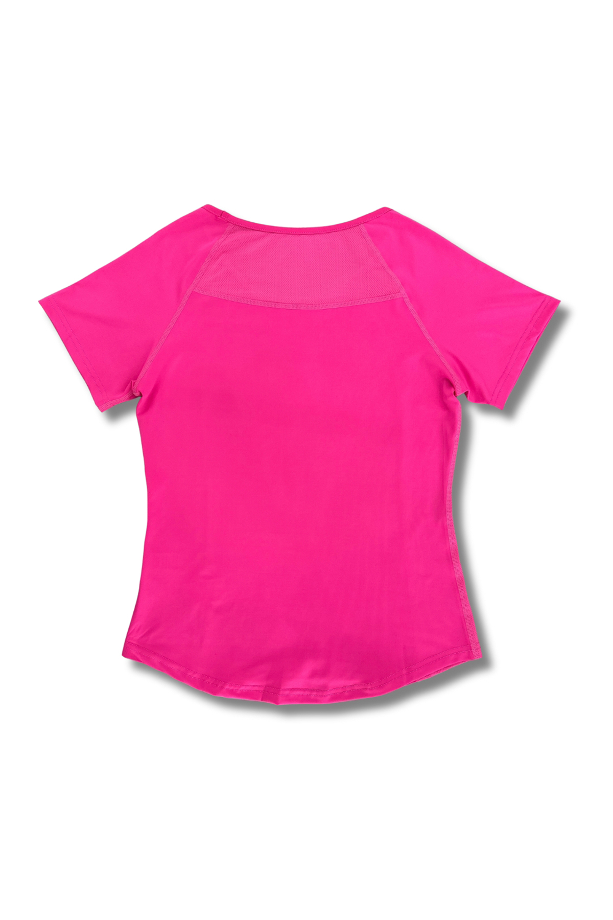 Quick-Dry-Training-Tee-Bright Pink-back
