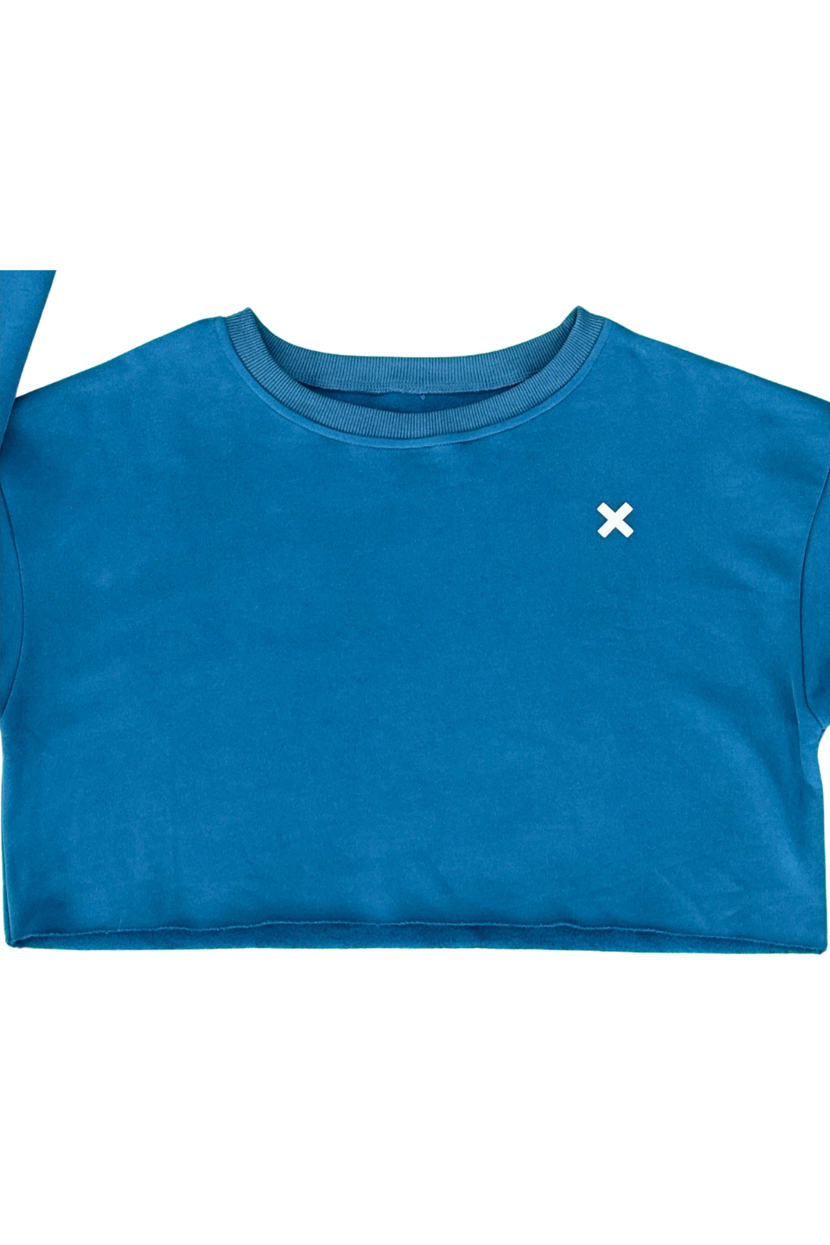 Time-Out-X-Cropped-Workout-Sweatshirt-blue-front-close
