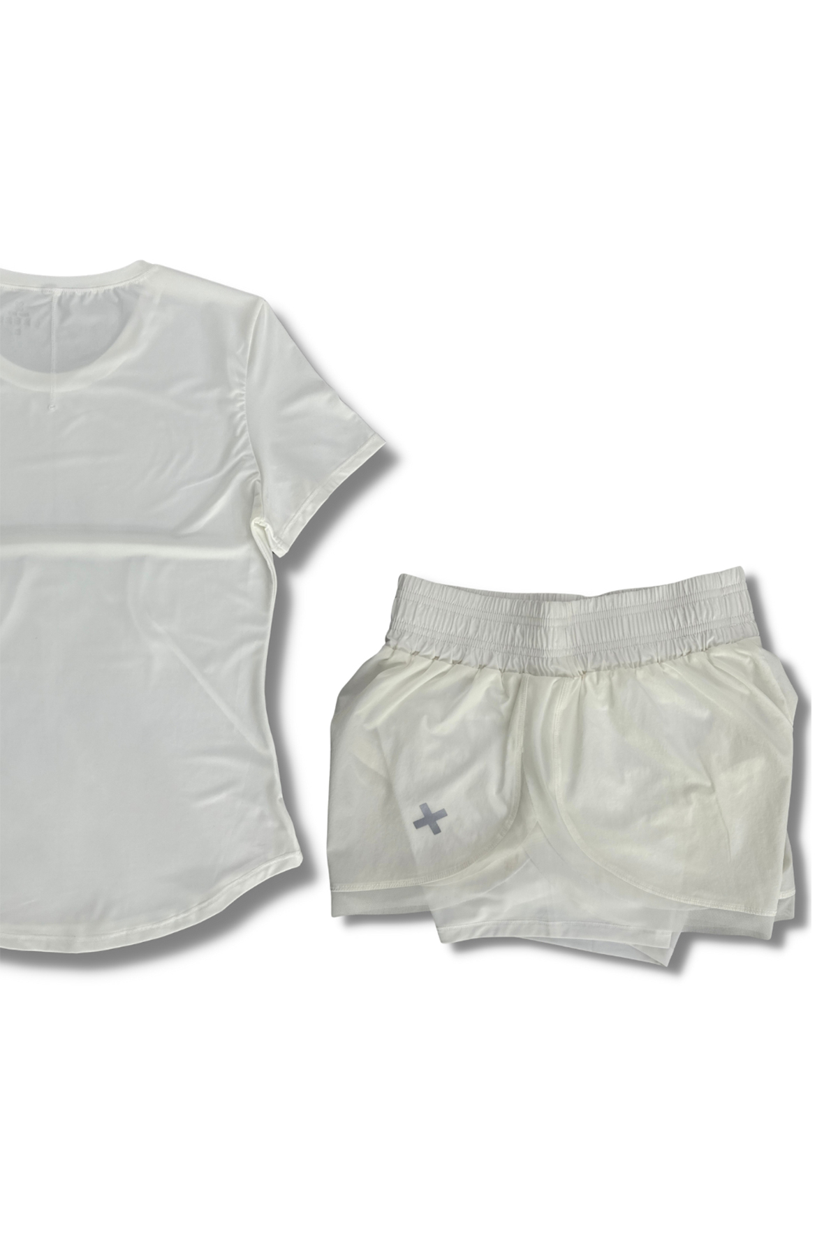 Runners-Choice-T-shirt-and-2-in-1-Running-Shorts-Set-white-back